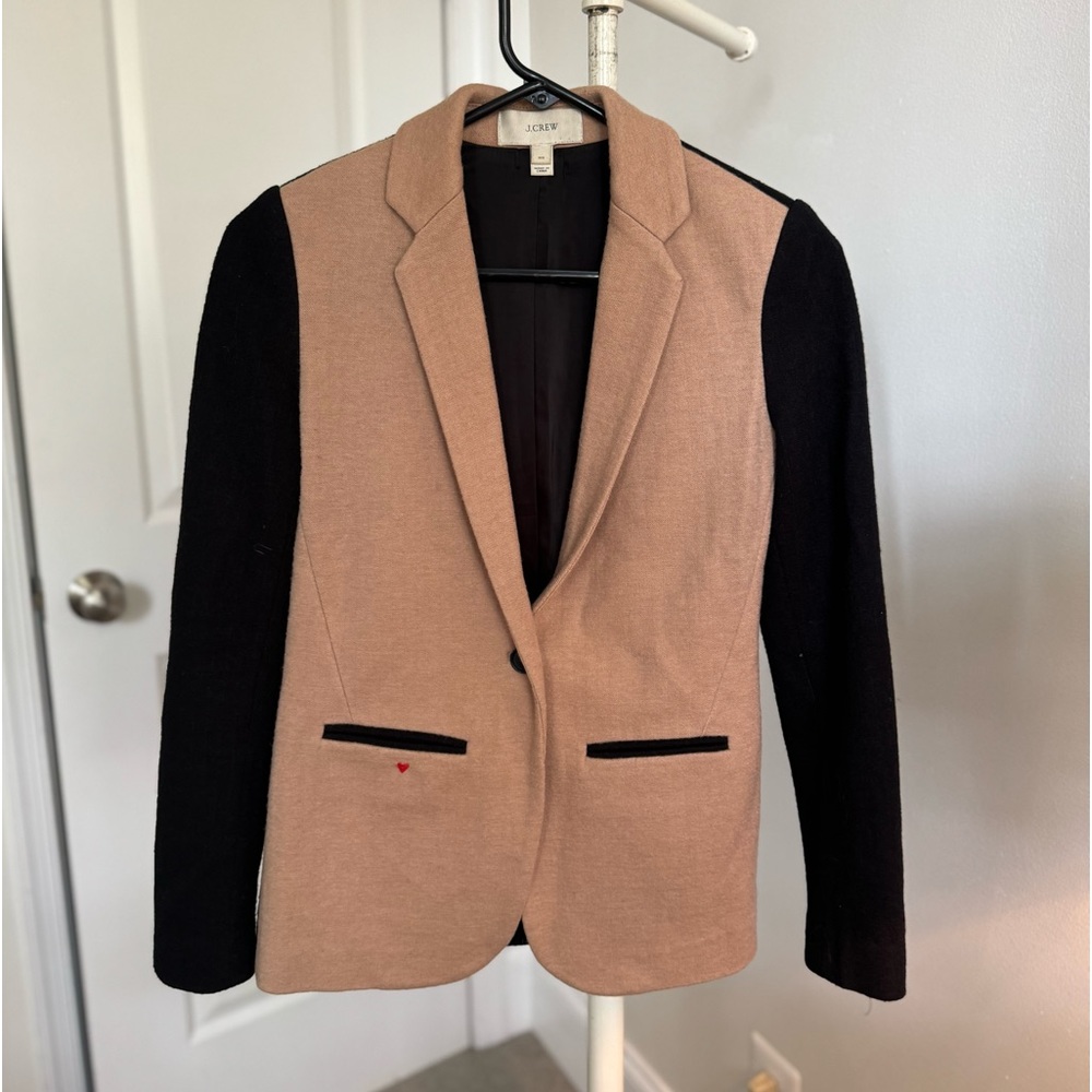 J. Crew color block stretch blazer